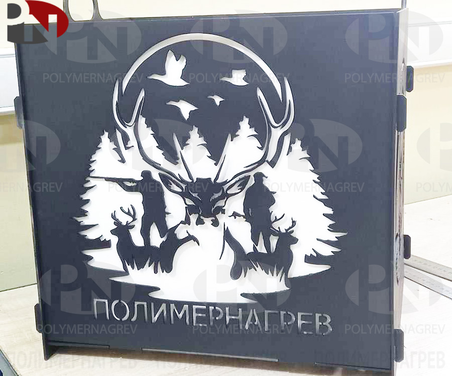 Костровая чаша Рыбалка и Охота от Полимернагрев