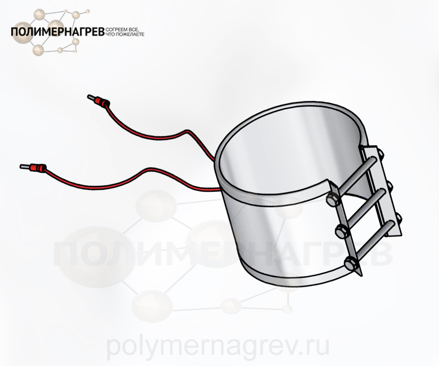 Кольцевой нагреватель миканитовый Ø 90-100 мм, ширина 80 мм, 650 Вт ЭНКм 100*80;0.65*230;1 фото Полимернагрев