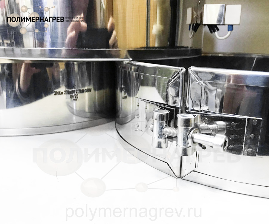 Кольцевой нагреватель с миканитовой изоляцией ЭНКм 274х80 2,7 кВт 380 В фото Полимернагрев