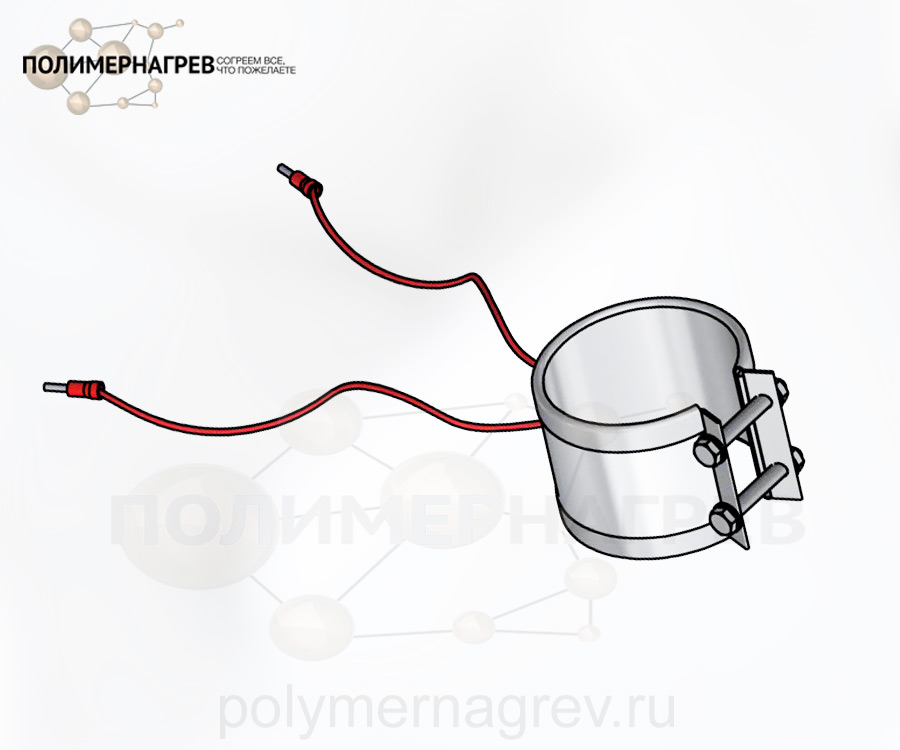 Кольцевой нагреватель миканитовый Ø 55-60 мм, ширина 50 мм, 300 Вт ЭНКм 60*50;0.3*230;1 фото Полимернагрев