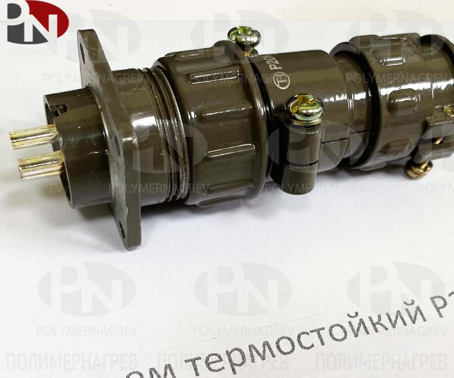 Разъем термостойкий P20K3Q-3 на 3 контакта фото Полимернагрев