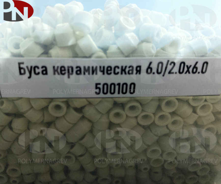 Керамические бусы для изоляции проводов 500100 фото 1 Полимернагрев